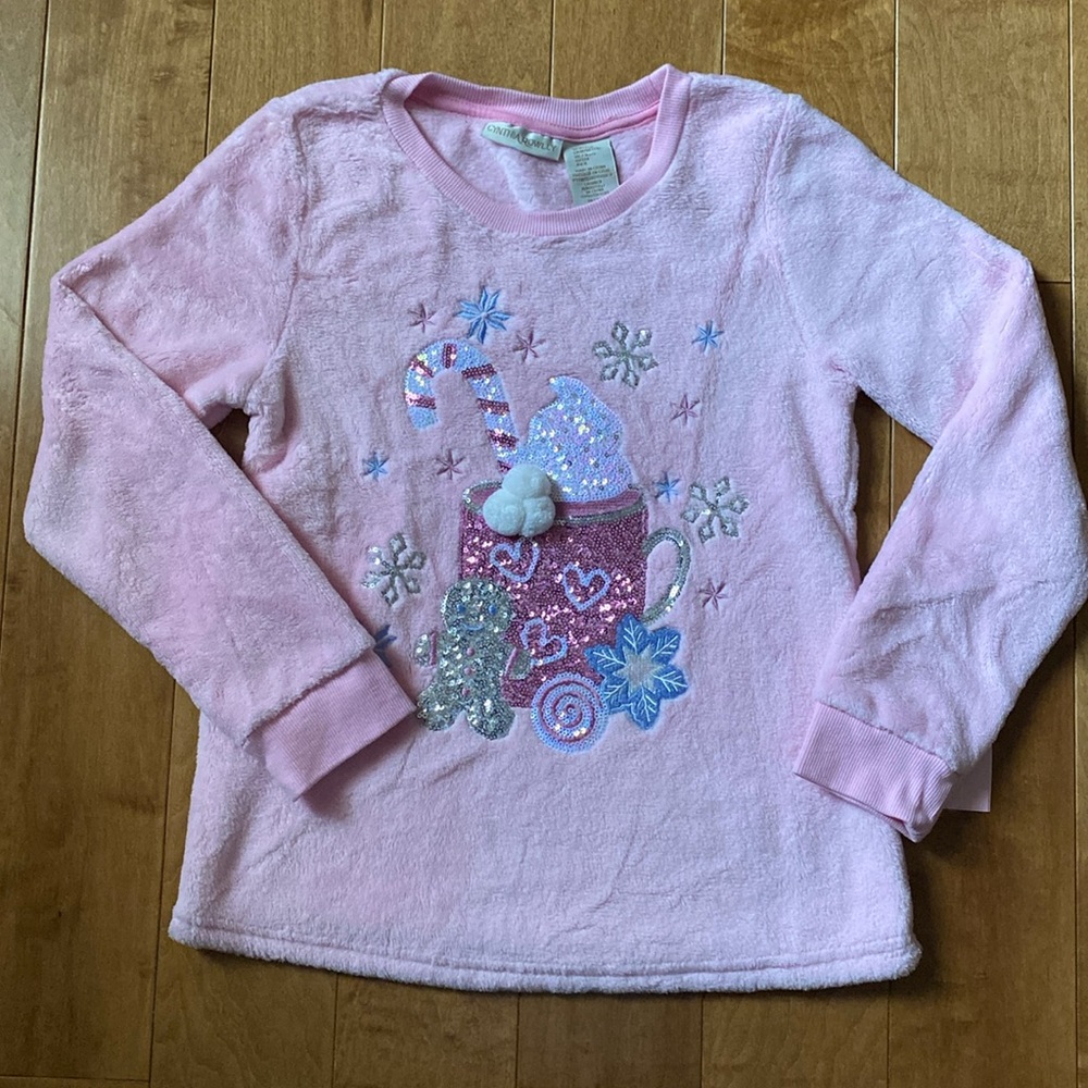 CYNTHIA ROWLEY GIRLS SWEATER SZ 7/8